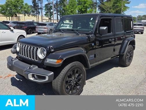 Black Clearcoat 2025 Jeep Wrangler 4xe Sahara