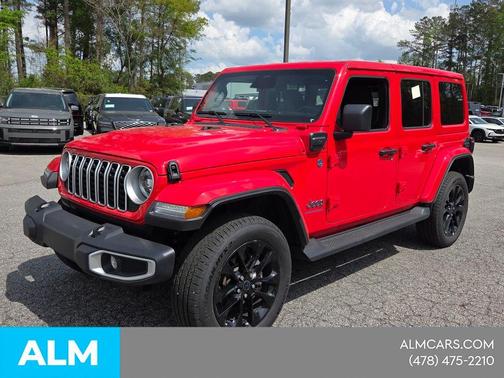 Firecracker Red Clearcoat 2025 Jeep Wrangler 4xe Sahara
