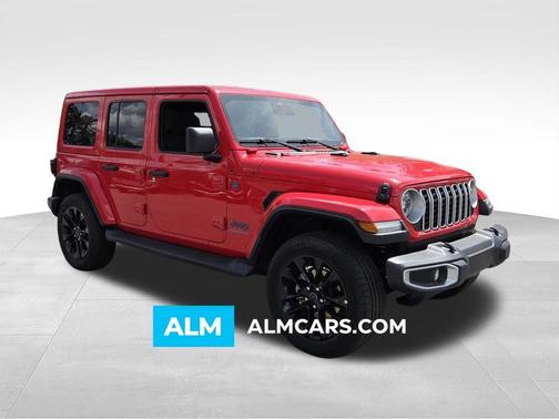 Firecracker Red Clearcoat 2025 Jeep Wrangler 4xe Sahara