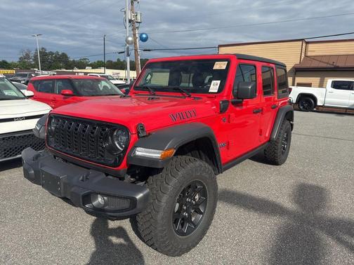 Firecracker Red Clearcoat 2025 Jeep Wrangler 4xe Sport