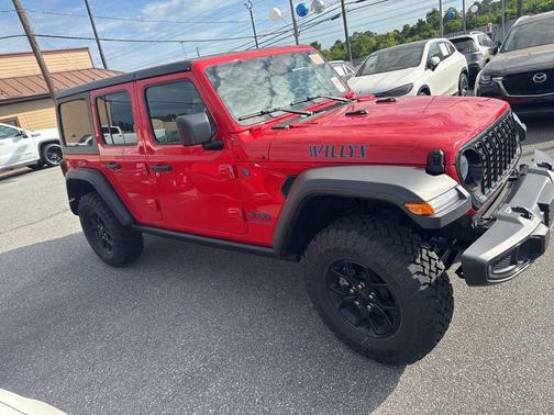 Firecracker Red Clearcoat 2025 Jeep Wrangler 4xe Sport