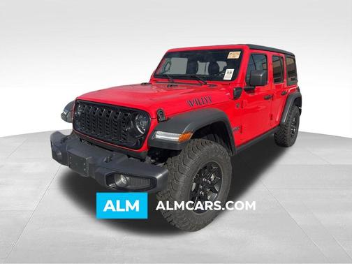 Firecracker Red Clearcoat 2025 Jeep Wrangler 4xe Sport
