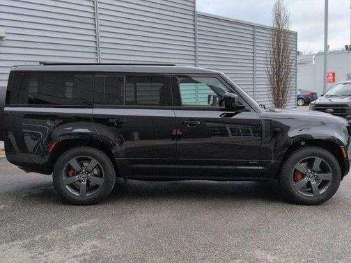 Santorini Black 2025 Land Rover Defender P400 X