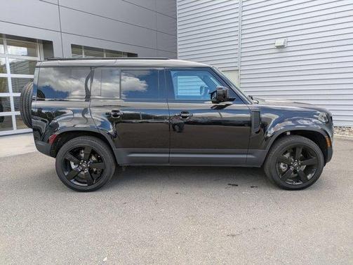 Santorini Black 2025 Land Rover Defender P300