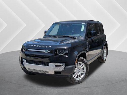 Santorini Black Metallic 2025 Land Rover Defender P300