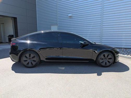 Black 2025 Tesla Model 3 Long Range