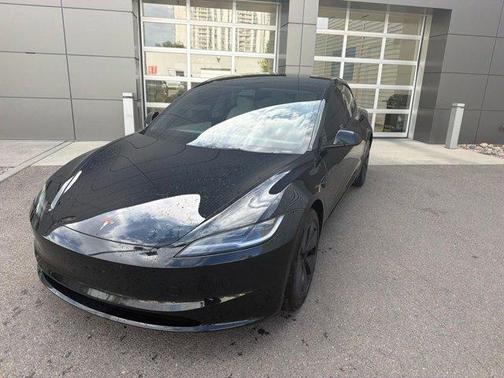 Black 2025 Tesla Model 3 Long Range
