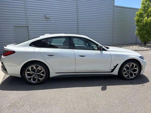Mineral White Metallic 2023 BMW i4 Gran Coupe M50