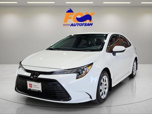 White 2025 Toyota Corolla LE