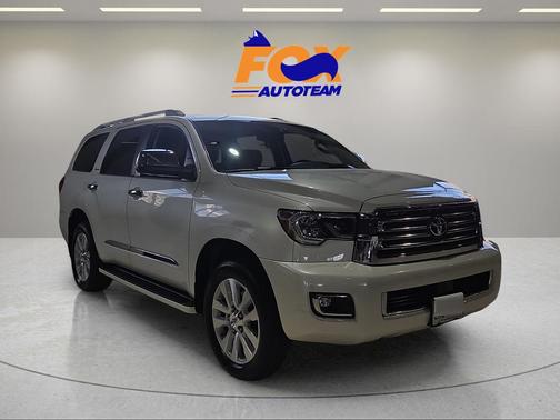 Blizzard Pearl 2019 Toyota Sequoia Platinum