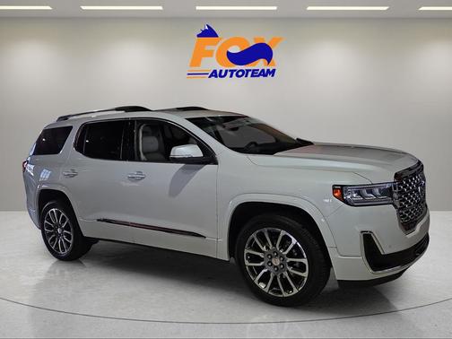 White Frost Tri-Coat 2021 GMC Acadia Denali