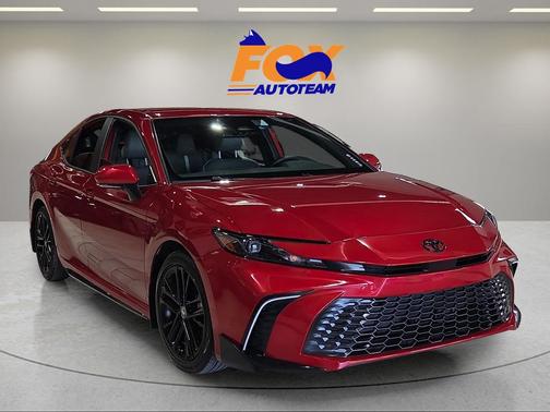 Red 2025 Toyota Camry SE