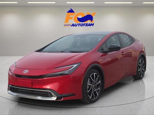 Red 2026 Toyota Prius Plug-In Hybrid XSE Hatchback
