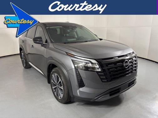 Gun Metallic 2026 Nissan Pathfinder Platinum