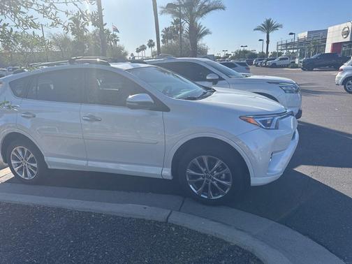 Blizzard Pearl 2017 Toyota RAV4 Platinum
