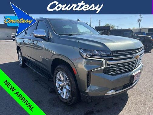 Silver Sage Metallic 2023 Chevrolet Suburban Premier