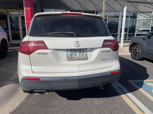 Aspen White Pearl 2011 Acura MDX 3.7L Technology