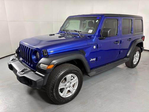 Ocean Blue Metallic Clearcoat 2019 Jeep Wrangler Unlimited Sport