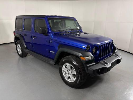 Ocean Blue Metallic Clearcoat 2019 Jeep Wrangler Unlimited Sport