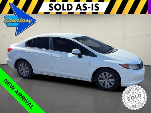Taffeta White 2012 Honda Civic LX