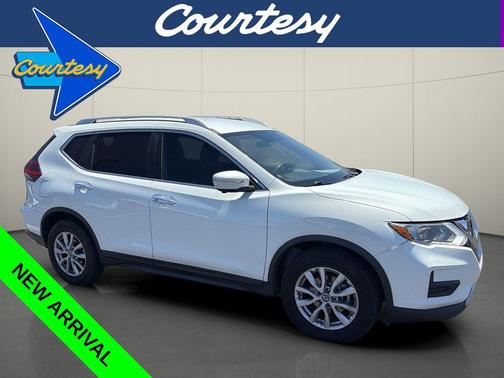 Glacier White 2018 Nissan Rogue SV