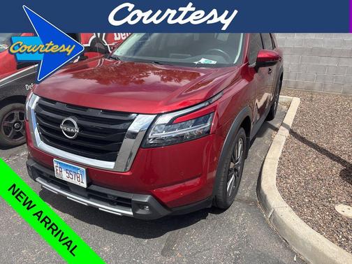 Scarlet Ember Tintcoat 2022 Nissan Pathfinder SL 4WD