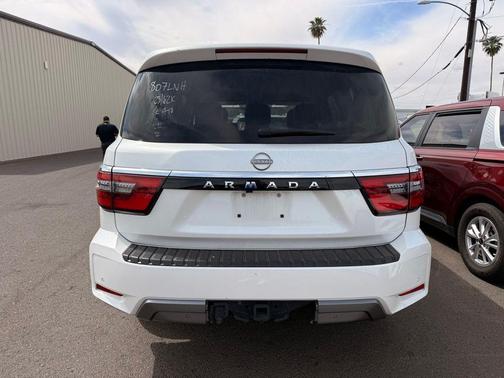 Aspen White Tricoat 2023 Nissan Armada SV 2WD