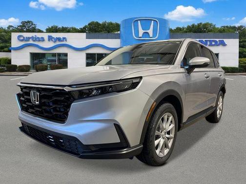 Solar Silver Metallic 2026 Honda CR-V EX AWD