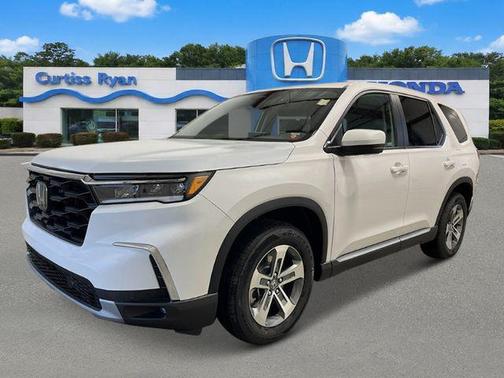 Platinum White 2025 Honda Pilot EX-L