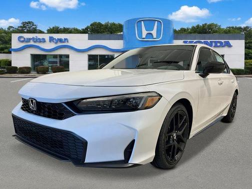 Platinum White Pearl 2026 Honda Civic Sport