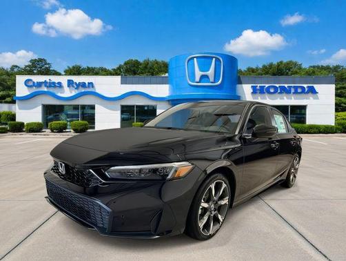 Crystal Black Pearl 2026 Honda Civic Hybrid Sport Touring