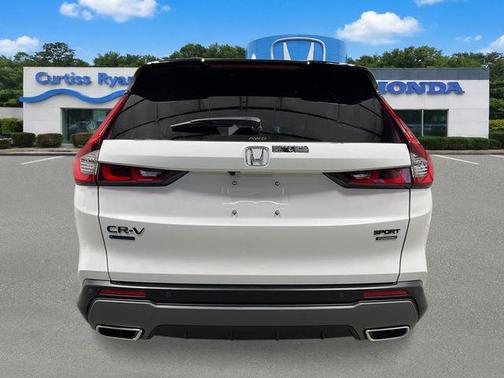 Platinum White Pearl 2026 Honda CR-V Hybrid Sport Touring AWD