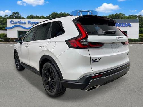 Platinum White Pearl 2026 Honda CR-V Hybrid Sport Touring AWD