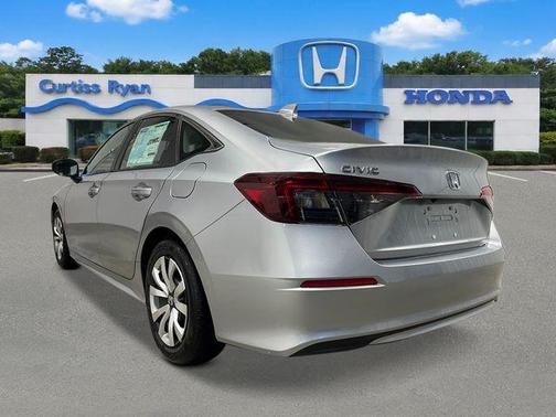 Solar Silver Metallic 2026 Honda Civic LX