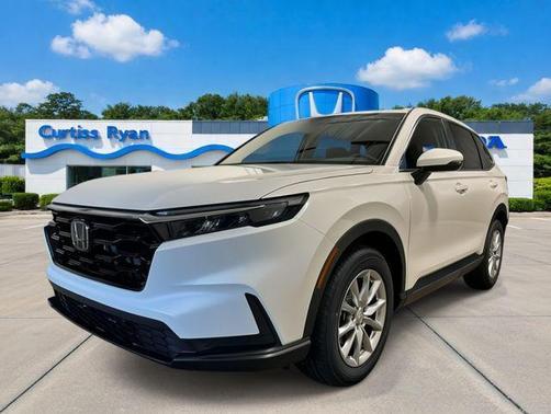 Platinum White Pearl 2026 Honda CR-V EX AWD
