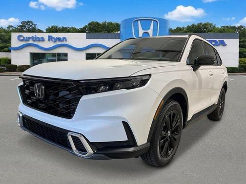 Platinum White Pearl 2026 Honda CR-V Hybrid Sport Touring AWD SUV