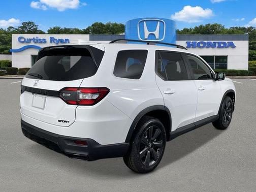 Platinum White Pearl 2026 Honda Pilot Sport