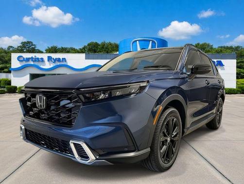 Canyon River Blue Metallic 2026 Honda CR-V Hybrid Sport Touring AWD
