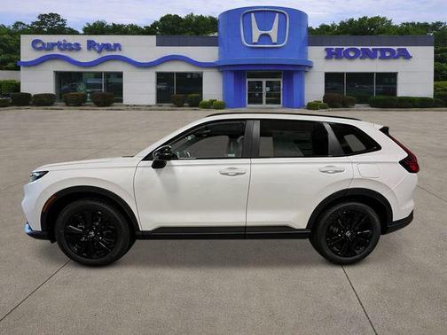 Platinum White Pearl 2026 Honda CR-V Hybrid Sport Touring AWD