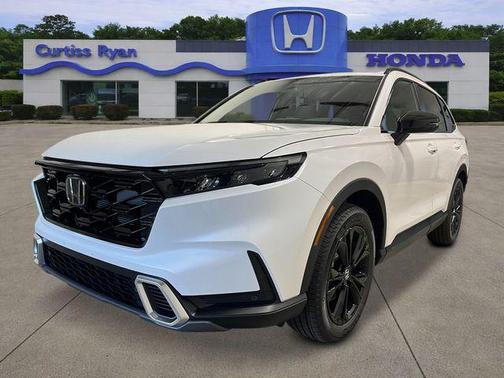 Platinum White Pearl 2026 Honda CR-V Hybrid Sport Touring AWD
