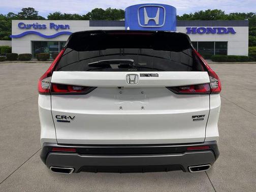 Platinum White Pearl 2026 Honda CR-V Hybrid Sport Touring AWD