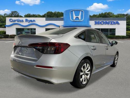 Solar Silver Metallic 2026 Honda Civic LX