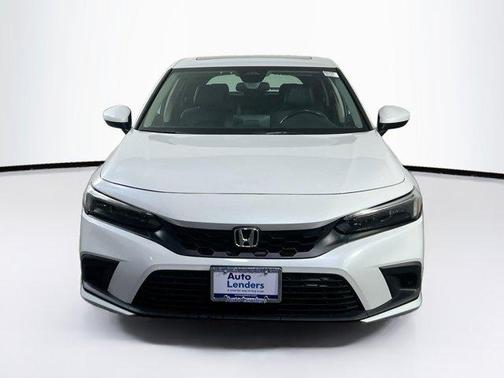 Platinum White Pearl 2022 Honda Civic EX-L