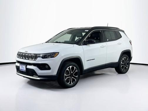 Bright White Clearcoat 2023 Jeep Compass Limited