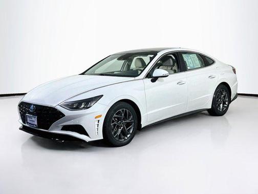 Serenity White 2023 Hyundai SONATA SEL