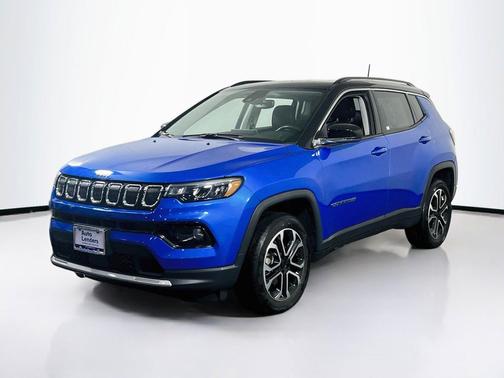 Laser Blue Pearlcoat 2022 Jeep Compass Limited