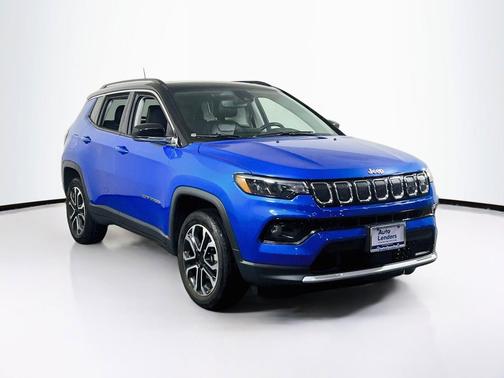 Laser Blue Pearlcoat 2022 Jeep Compass Limited