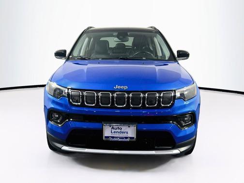 Laser Blue Pearlcoat 2022 Jeep Compass Limited