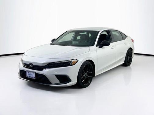 Platinum White Pearl 2023 Honda Civic Sport