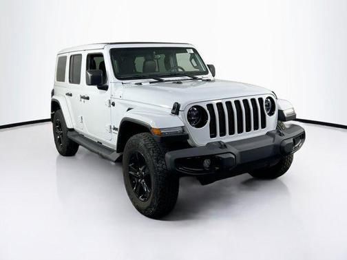 Bright White Clearcoat 2023 Jeep Wrangler 4-Door Sahara Altitude 4x4